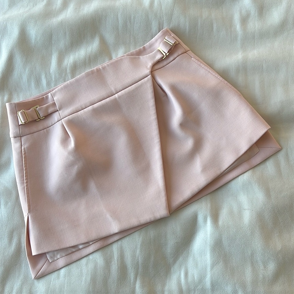 Dion Lee pink wrap miniskirt with pockets - size 8